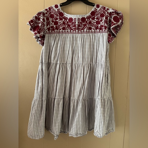 Layerz Clothing Dresses & Skirts - Women’s Gray and White Gingham Dress